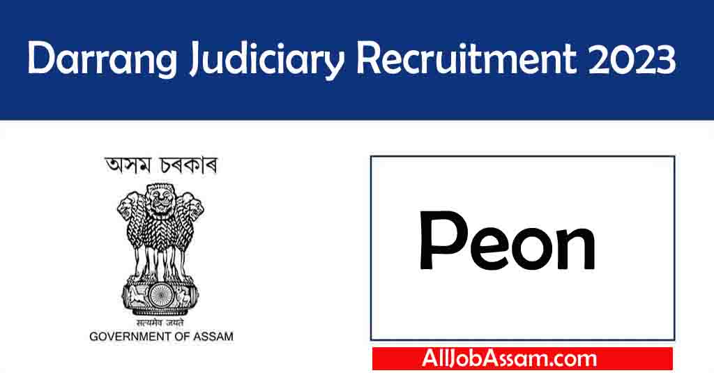 Darrang Judiciary Recruitment 2023