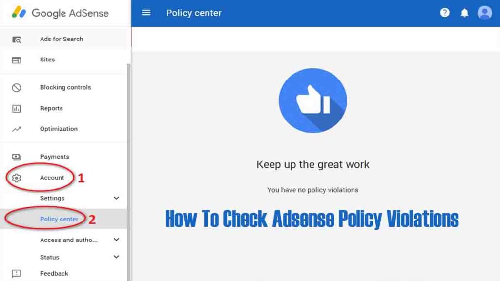 How To Check Adsense Policy Violations