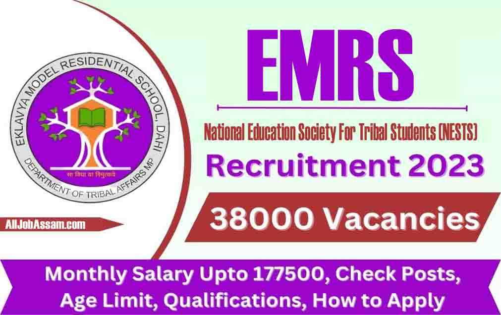 EMRS Recruitment 2023 For 38480 Teaching and Non-Teaching Vacancy