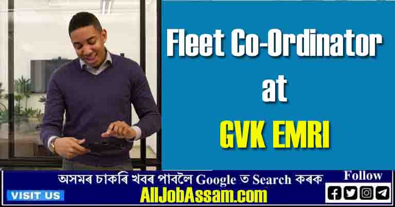 Exciting Job Opportunity: Fleet Co-Ordinator at GVK EMRI