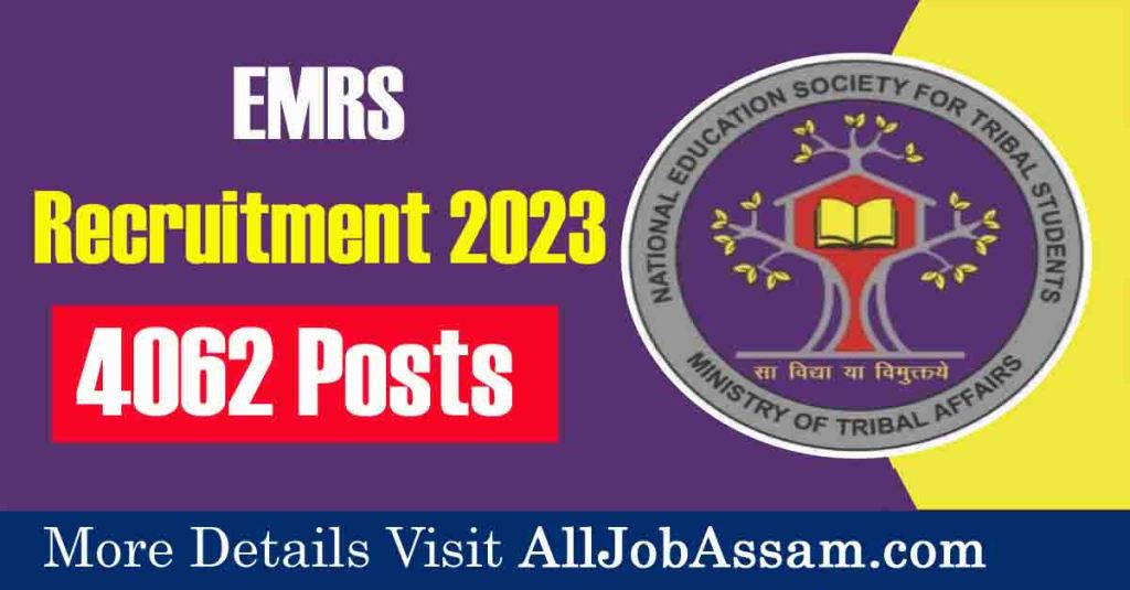 EMRS Recruitment 2023 Notification Out for Teaching and Non-Teaching Posts, Apply Online