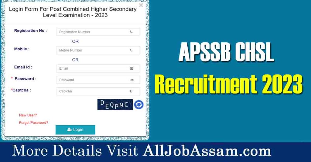 📢 APSSB CHSL Recruitment 2023: Notification Out!  Apply Online for LDC, DEO, JSA 120 Posts!