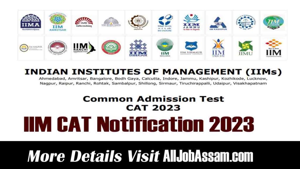 IIM CAT Notification 2023 – Apply For Common Admission Test