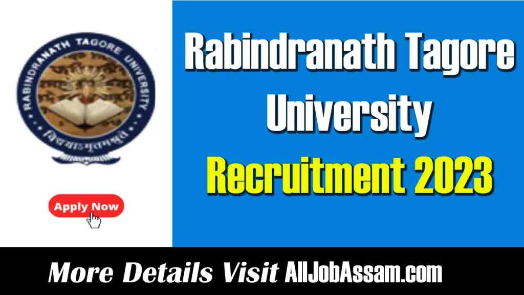 Rabindranath Tagore University Recruitment 2023: Apply for 27 Vacancies