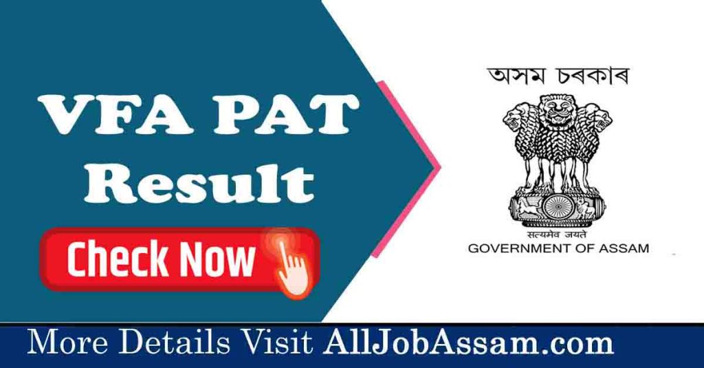 VFA PAT Result 2023– Veterinary Field Assistant Training Course Admission